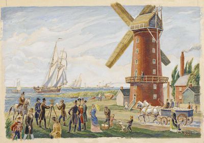 Surveying &quot;The Windmill Line,&quot; Toronto, 1834