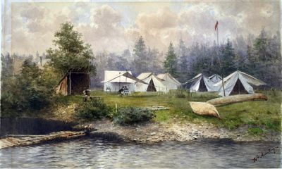 Colonel Garnet Wolseley's Camp, Prince Arthur's Landing