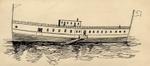 The Steamer "Provincial" as the Second Royal Canadian Yacht Club House (Toronto), 1858-69. Toronto, Ont.