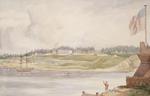 A View of Fort George, Niagara, from Fort Niagara, New York