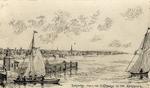 Toronto Harbour 1847, looking east from Queen's Wharf, foot of Bathurst St., Toronto, Ont.
