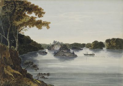 The Thousand Islands from the North-northwest