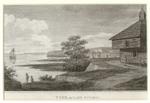 Toronto Harbour 1812, view looking west along lake front from blockhouse east of foot of Berkeley St.