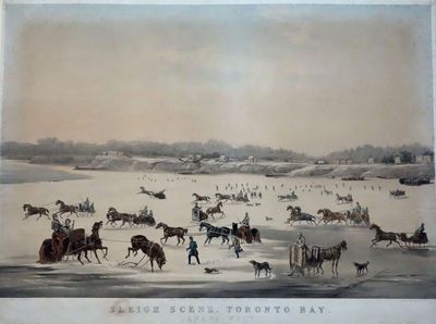 Sleigh Scene, Toronto Bay, Canada West