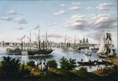 View of Detroit in 1836