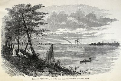 Scene on &quot;Soo&quot; River