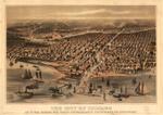 The City of Chicago as it was before the great conflagration of October 8th, 9th, & 10th, 1871.