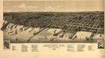 A bird's eye view of the city of Ashland, Wis., county seat of Ashland County 1886